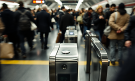 Persone che saltano il tornello nella metro di Milano