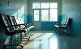 Elly Schlein durante un evento del Pd per la sanità pubblica