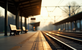 Manifestazione del personale Fs Italiane in sciopero