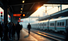 Manifestazione dei ferrovieri in risposta a un'aggressione