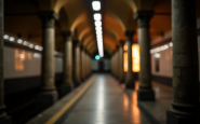 Controlli di sicurezza nelle stazioni metro di Roma