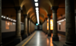 Controlli di sicurezza nelle stazioni metro di Roma