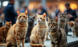 Gatti di razza in esposizione al Super Cat Show di Roma