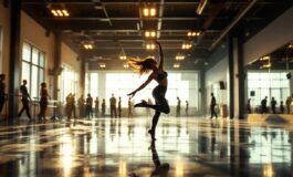 Tommaso Marini durante la sua esibizione a Ballando con le stelle