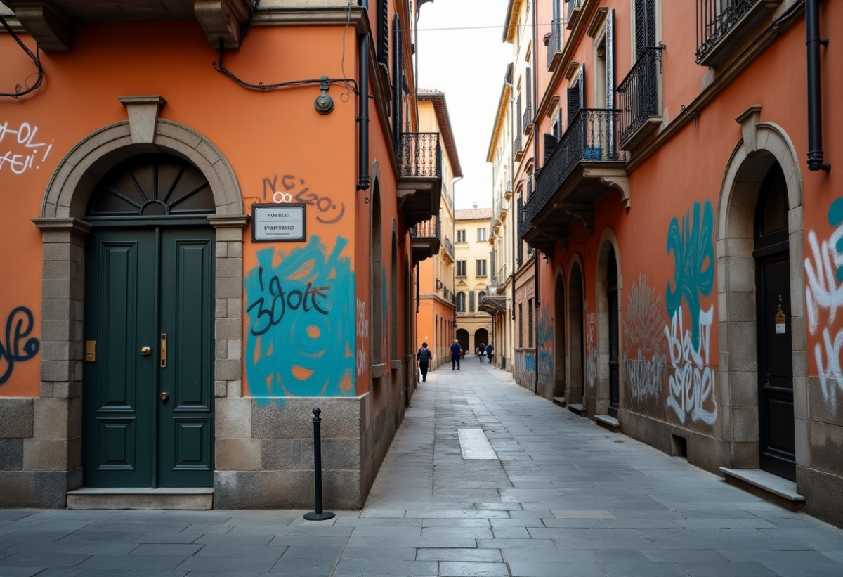 Vandali colpiscono Bergamo: atti di vandalismo contro il Comune