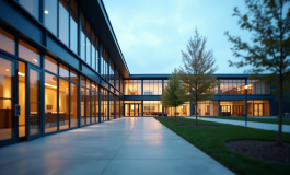 Istituto scolastico di Scanzano dopo l'irruzione