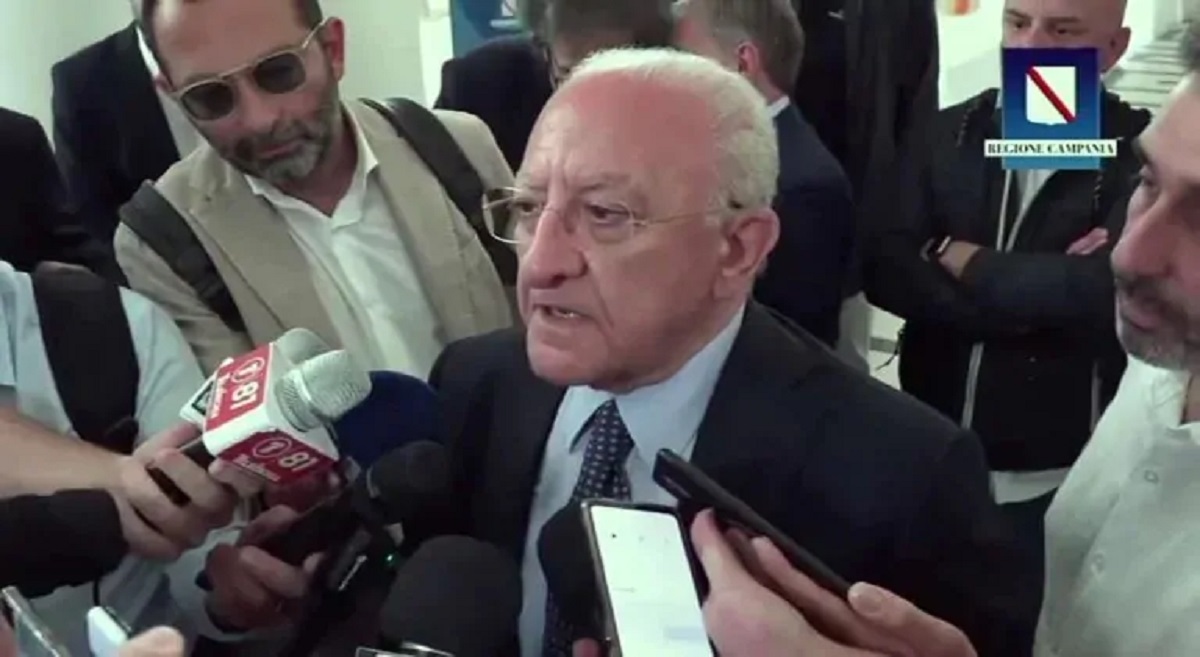 De Luca candidato Regione Campania: terzo mandato possibile per il governatore
