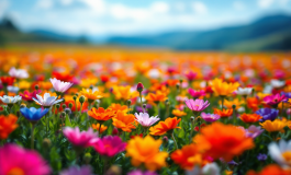 Fiori colorati che portano gioia nei luoghi di sofferenza