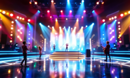 Antonella Clerici durante la trasmissione The Voice Kids