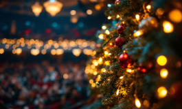 Immagine del concerto di Natale di Morricone con pubblico emozionato