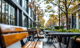 City Life Milano durante un evento festivo con persone