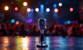 Fedez durante una dichiarazione sulla sua salute