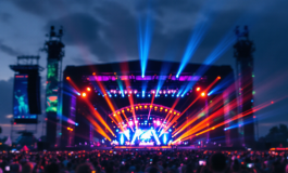 Fedez durante l'evento Sarà Sanremo 2023