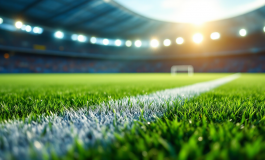 Felipe Bergoglio, difensore argentino in azione sul campo