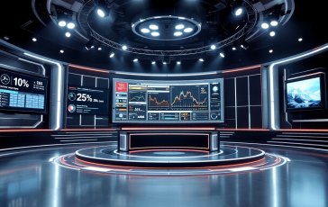 Logo Mediaset e simboli della televisione italiana