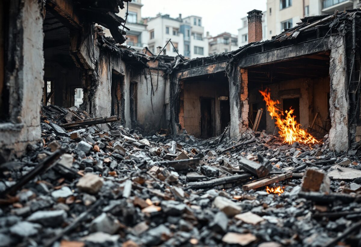 Incendio mortale a Bresso: un morto e un ferito grave