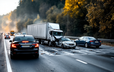 Incidente sull'autostrada A1 con veicoli coinvolti