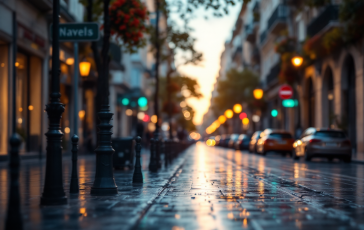 Immagine di un incidente stradale a Napoli con scooter e pedone