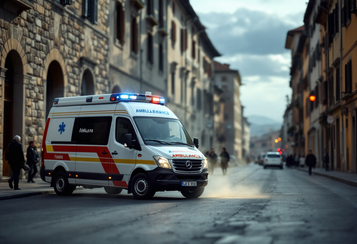 Incidente stradale a Fivizzano: un'ambulanza coinvolta e un paziente deceduto