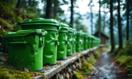 Installazione di isole ecologiche in Trentino