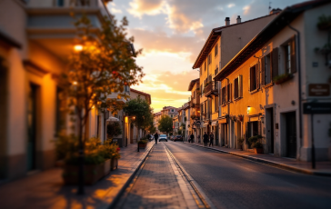 Mappa della diffusione della malaria a Trevignano