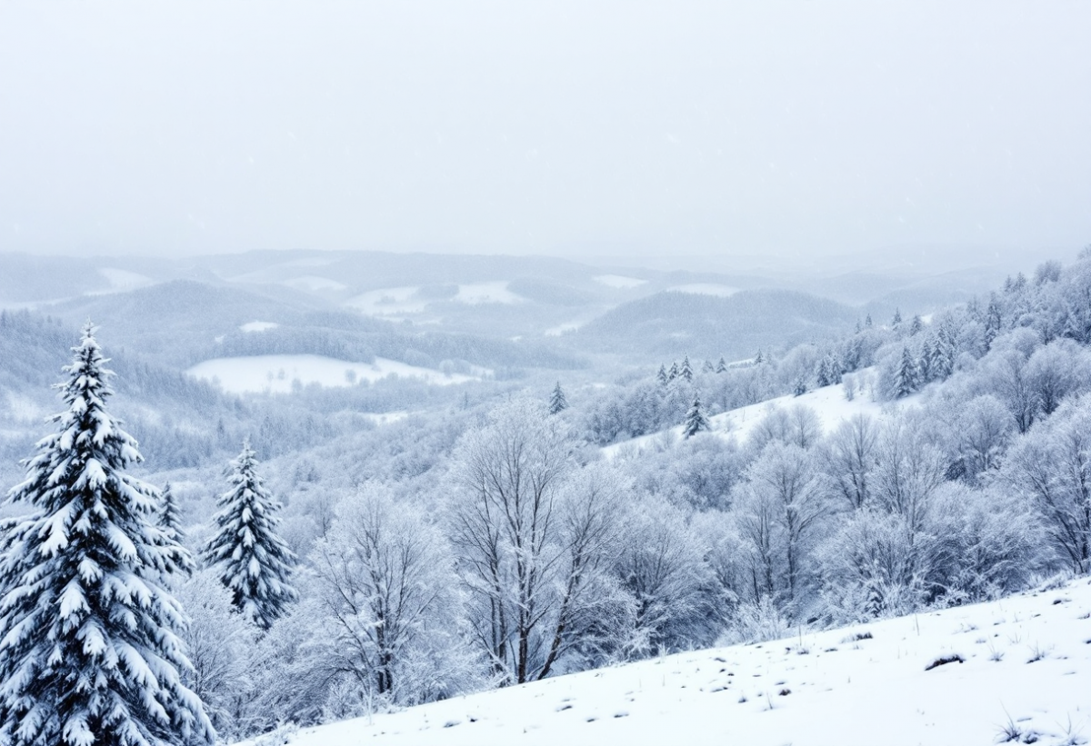 Maltempo nelle Marche: forte vento e neve mettono in crisi la regione