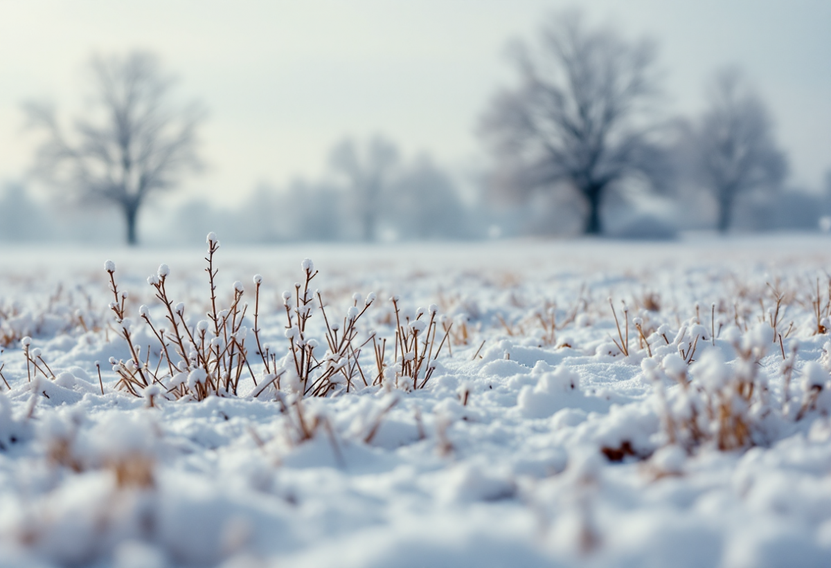 Maltempo in arrivo: neve e freddo in Italia fino a Natale
