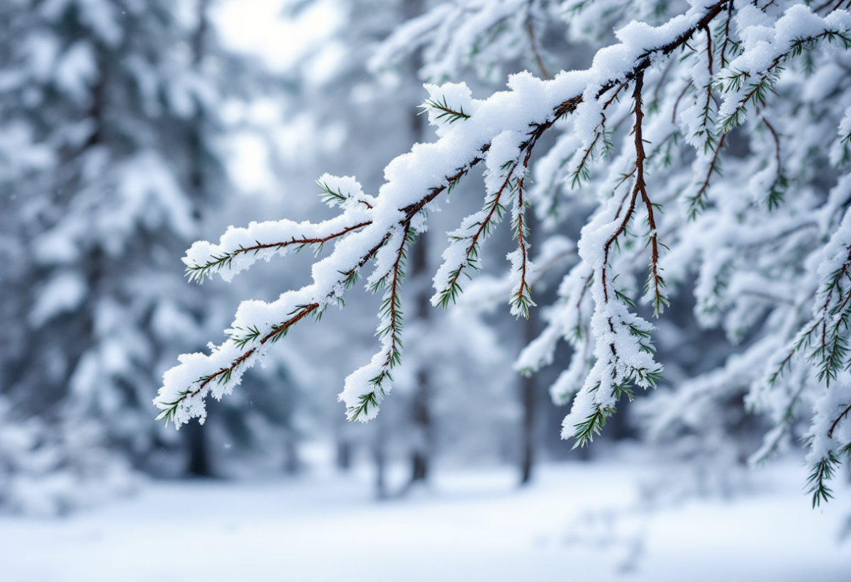 Maltempo in Molise: neve e freddo colpiscono la regione