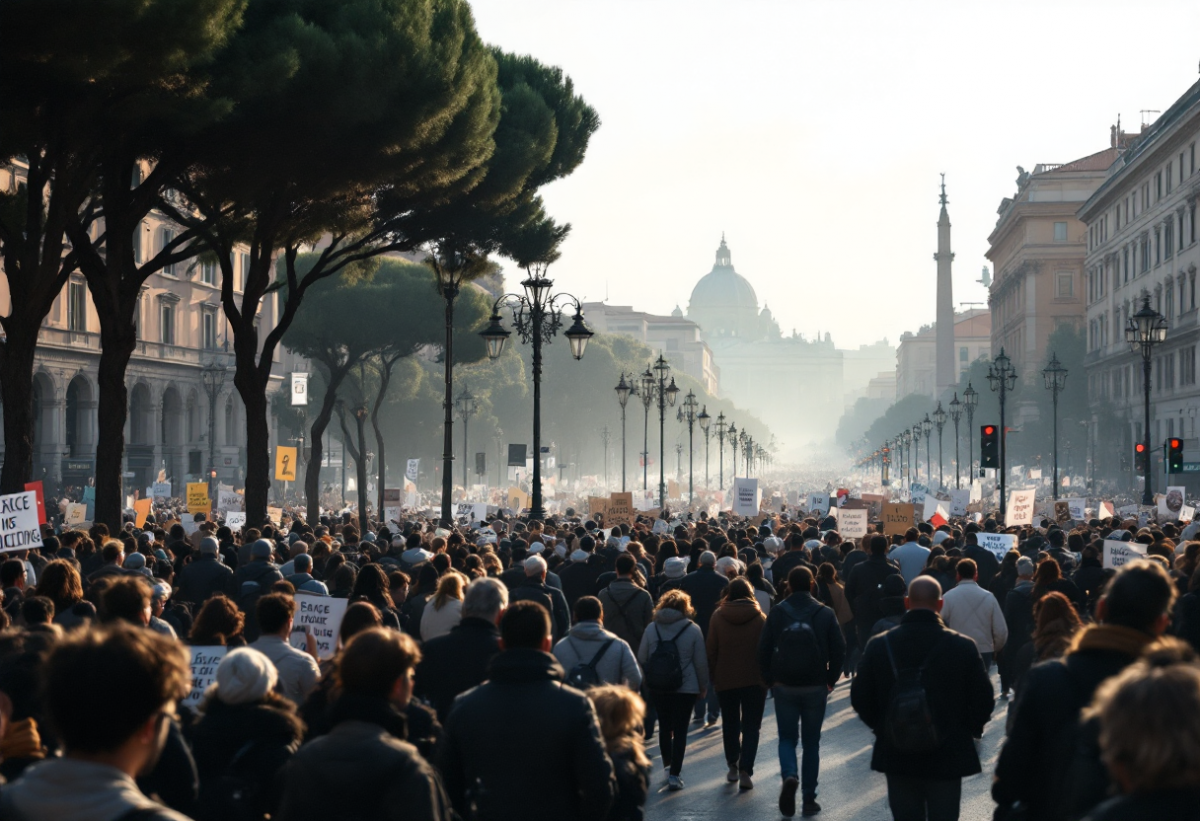 Manifestazione a Roma per la Palestina: un grido di solidarietà