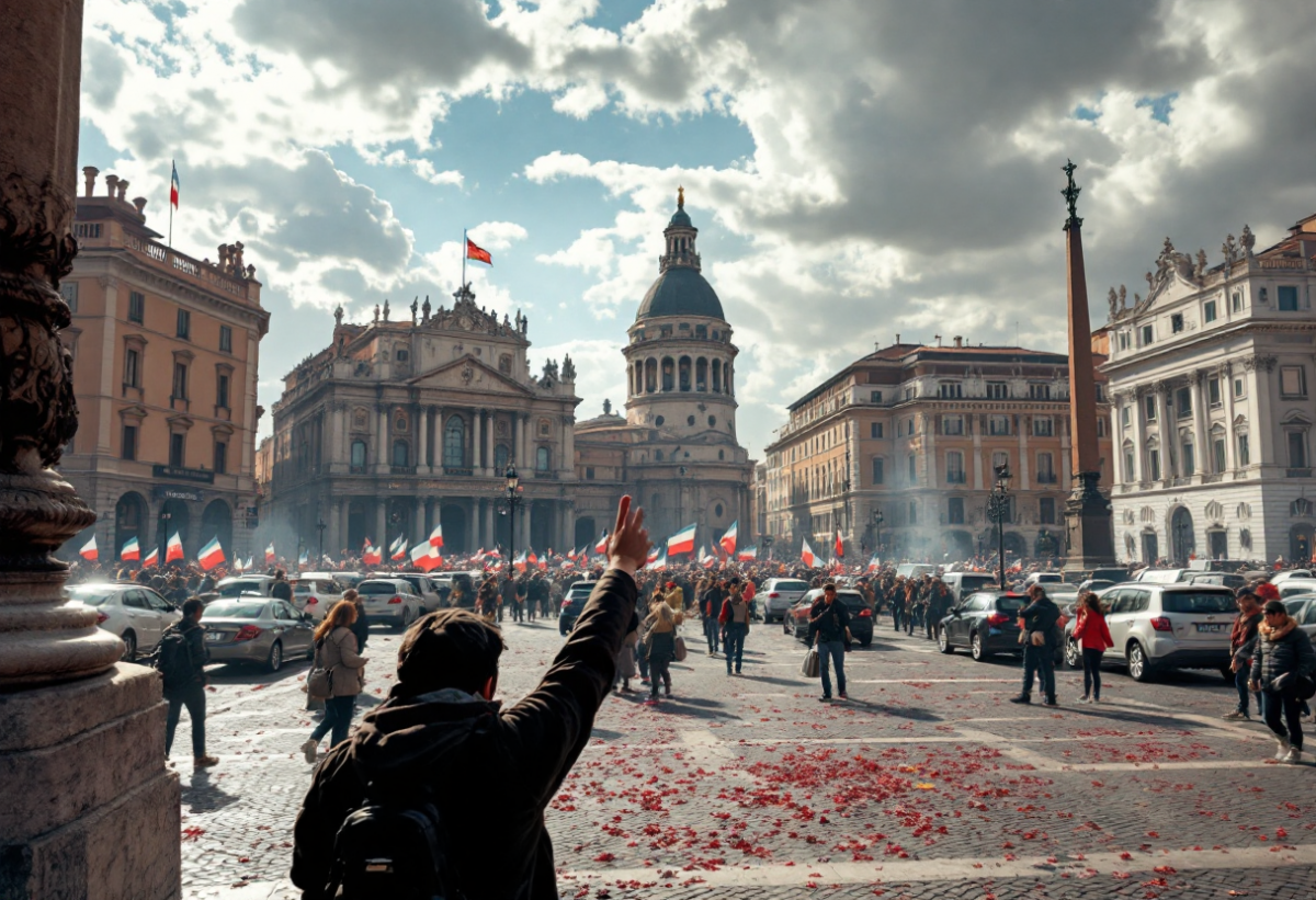 Roma in piazza per la Palestina: migliaia di manifestanti in corteo
