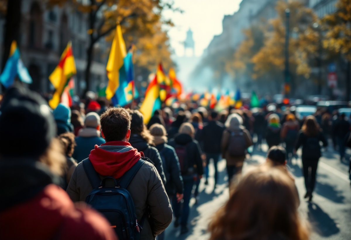Manifestazione a Torino per il Rojava: un grido di libertà dal Kurdistan