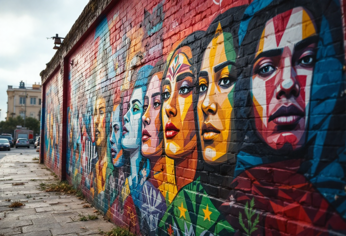 Il nuovo murales di TvBoy: un messaggio di speranza per il popolo palestinese
