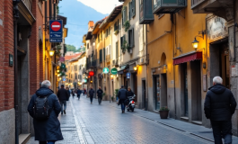 Immagine di un omicidio a Bergamo durante una lite tra bande