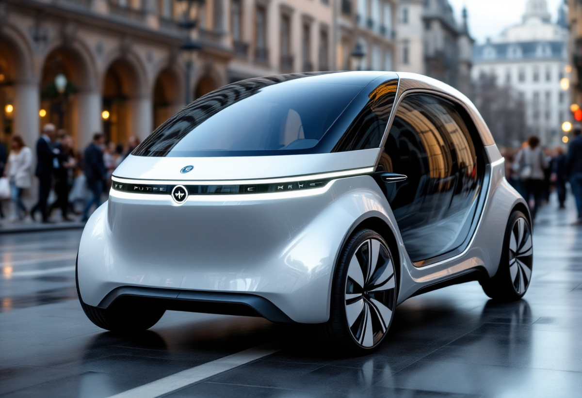 Papa Francesco riceve una nuova papamobile elettrica per il suo pontificato