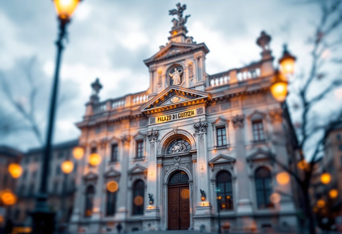 Momenti di paura al Palazzo di Giustizia di Milano: minacce e aggressioni