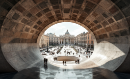 Piazza Pia a Roma, nuova area pedonale per il Giubileo 2025