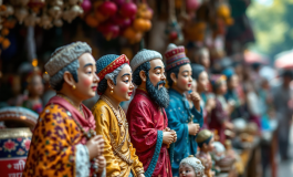 Presepe artigianale a San Gregorio Armeno, Napoli