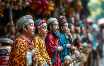 Presepe artigianale a San Gregorio Armeno, Napoli