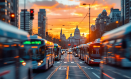 Manifestazione dei sindacati contro il governo per i trasporti