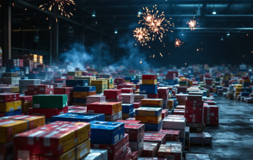 Fuochi d'artificio sequestrati in Sicilia e Campania