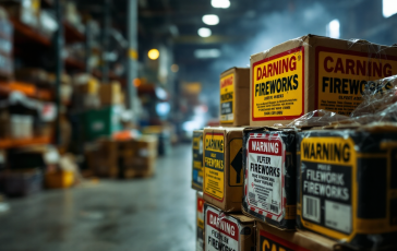 Sequestrati 363 kg di fuochi d'artificio ad Arezzo