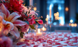 Silvia Toffanin indossa un abito scintillante elegante