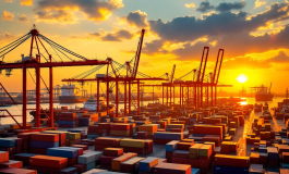 Immagine di un porto di Genova dopo un incidente mortale