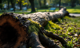 Albero caduto in un parco di Roma dopo incidente fatale