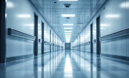 Immagine di un ospedale con pazienti in attesa di cure