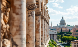 Il re di Spagna al Campidoglio durante la visita a Roma