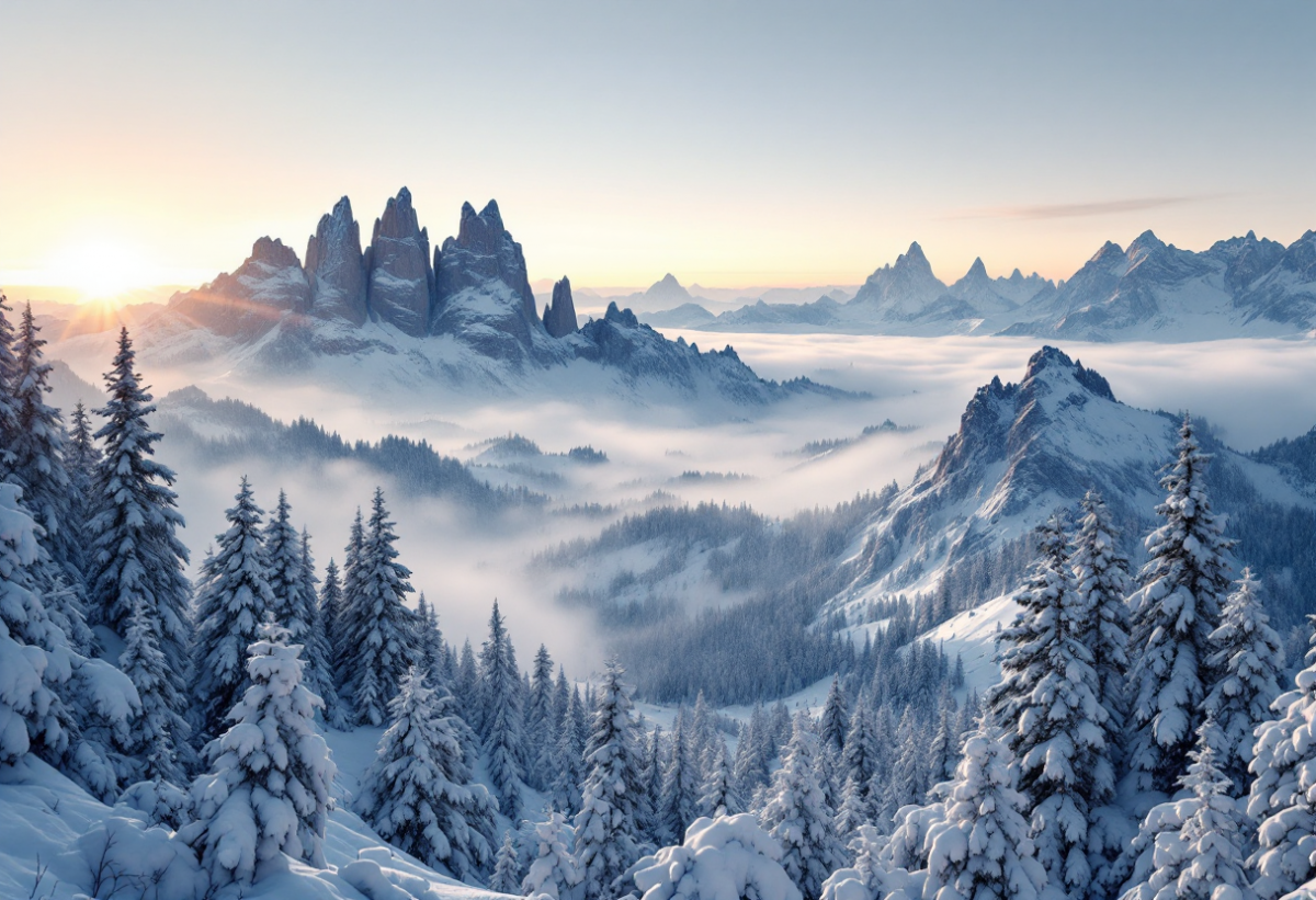 Weekend dell'Immacolata: freddo e neve in arrivo per gli sport invernali