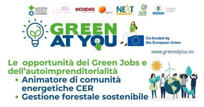 Green at You le opportunità dei green jobs per lo sviluppo aziendale e per l’occupabilità