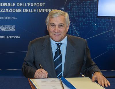Tajani: "Questo accordo con Fondazione Bracco diffonder&agrave; la nostra lingua"