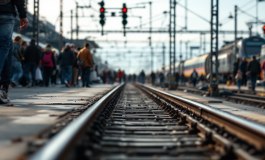 Immagine che rappresenta il caos ferroviario in Italia